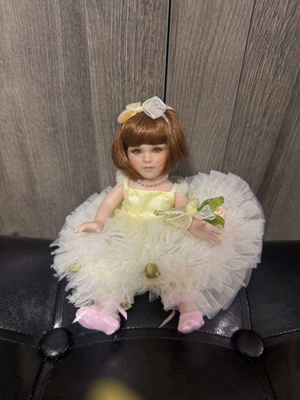 Vintage Marie Osmond Tiny Tots Baby Peace Rose Bud Porcelain Doll 2004